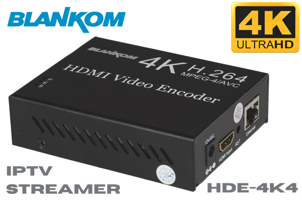 BLANKOM HDE-4K4 4K UHD IPTV Streamer