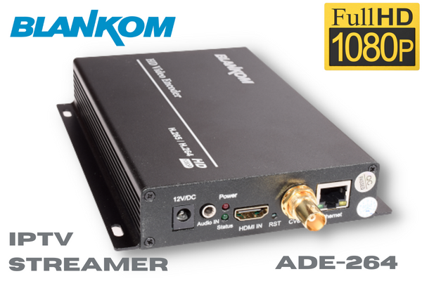 BLANKOM ADE-264B IP STREAMER ENCODER WITH HDMI CVBS ANALOG