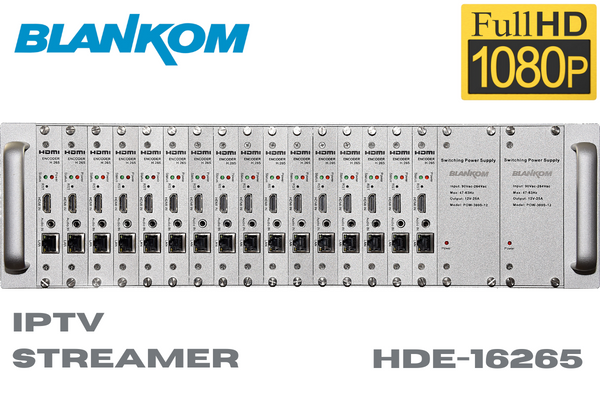 BLANKOM HDE-16265 IP Streamer and Encoder