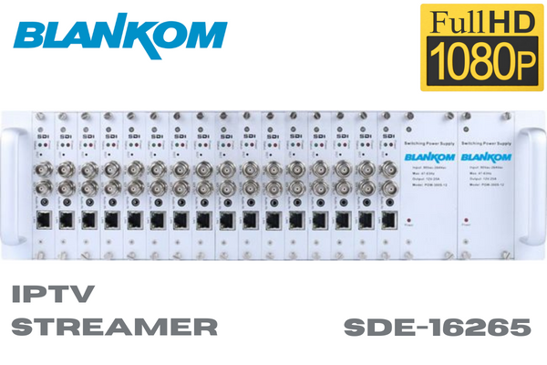 BLANKOM SDE-16265 IP Streamer and Encoder